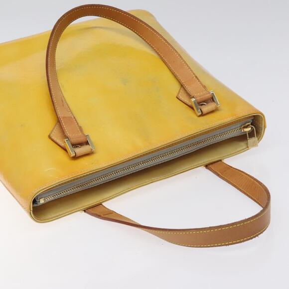 LOUIS VUITTON Monogram Vernis Houston Hand Bag Gris M91053 - Picture 6 of 13